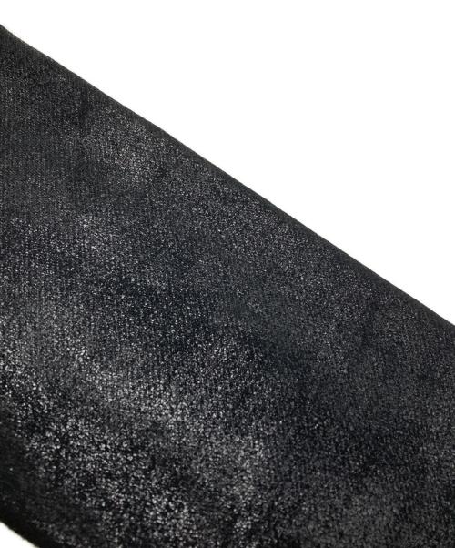 MIHARA YASUHIRO（ミハラヤスヒロ）MIHARA YASUHIRO (ミハラヤスヒロ) コーティング加工ロングジップパーカー/Coated long zip hoodie ブラック サイズ:46の古着・服飾アイテム