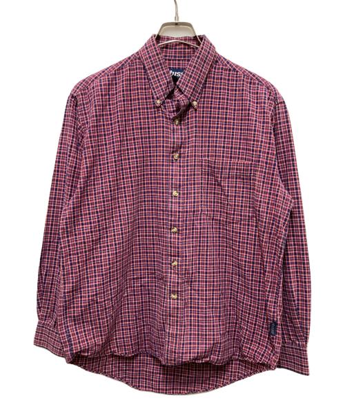 stussy（ステューシー）stussy (ステューシー) チェックシャツ レッド×ネイビー サイズ:Lの古着・服飾アイテム