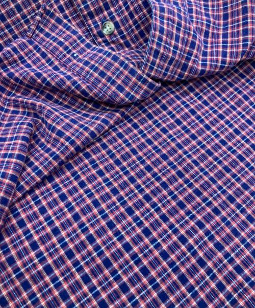 stussy（ステューシー）stussy (ステューシー) チェックシャツ レッド×ネイビー サイズ:Lの古着・服飾アイテム