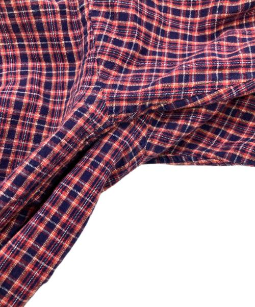 stussy（ステューシー）stussy (ステューシー) チェックシャツ レッド×ネイビー サイズ:Lの古着・服飾アイテム
