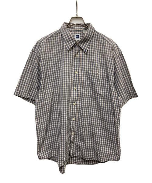 OLD GAP（オールドギャップ）OLD GAP (オールドギャップ) チェックシャツ グレー サイズ:XLの古着・服飾アイテム