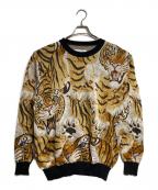WACKO MARIA×TIM LEHIワコマリア×ティム リーハイ）の古着「ティムリーハイジャガードニット / Timley High Jacquard Knit」｜イエロー