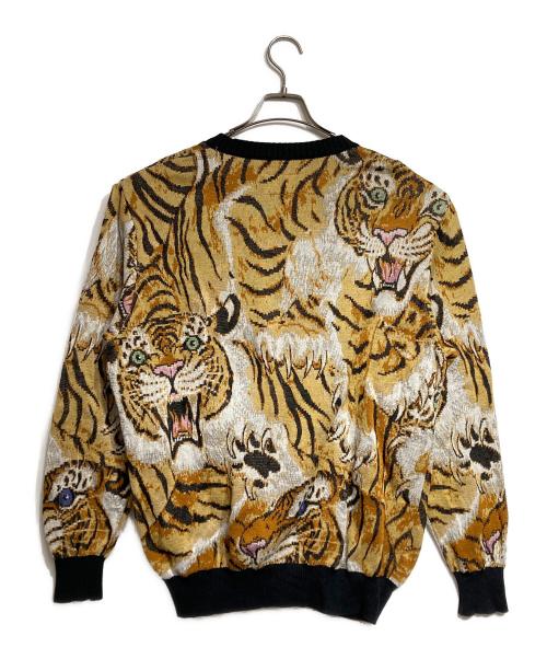 WACKO MARIA（ワコマリア）WACKO MARIA (ワコマリア) TIM LEHI (ティム リーハイ) ティムリーハイジャガードニット / Timley High Jacquard Knit イエロー サイズ:Mの古着・服飾アイテム