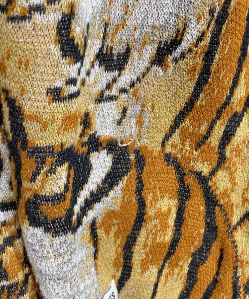 WACKO MARIA（ワコマリア）WACKO MARIA (ワコマリア) TIM LEHI (ティム リーハイ) ティムリーハイジャガードニット / Timley High Jacquard Knit イエロー サイズ:Mの古着・服飾アイテム