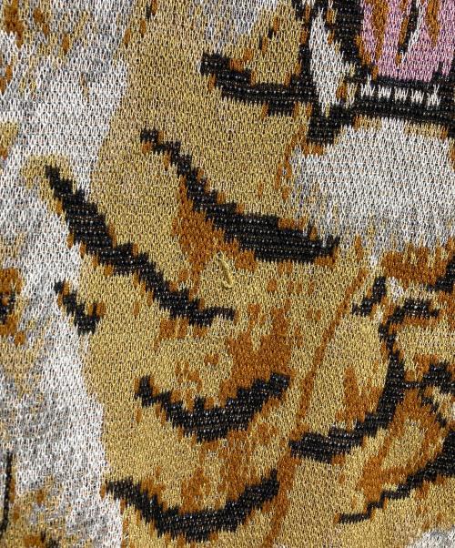WACKO MARIA（ワコマリア）WACKO MARIA (ワコマリア) TIM LEHI (ティム リーハイ) ティムリーハイジャガードニット / Timley High Jacquard Knit イエロー サイズ:Mの古着・服飾アイテム