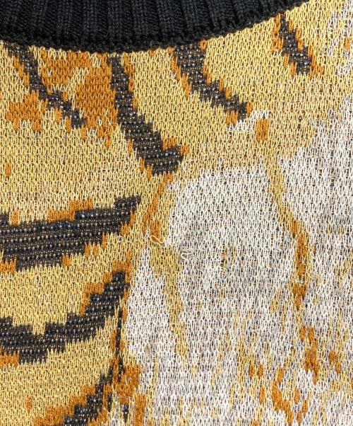 WACKO MARIA（ワコマリア）WACKO MARIA (ワコマリア) TIM LEHI (ティム リーハイ) ティムリーハイジャガードニット / Timley High Jacquard Knit イエロー サイズ:Mの古着・服飾アイテム