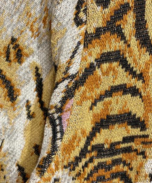 WACKO MARIA（ワコマリア）WACKO MARIA (ワコマリア) TIM LEHI (ティム リーハイ) ティムリーハイジャガードニット / Timley High Jacquard Knit イエロー サイズ:Mの古着・服飾アイテム