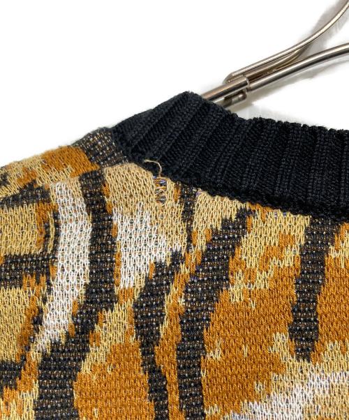 WACKO MARIA（ワコマリア）WACKO MARIA (ワコマリア) TIM LEHI (ティム リーハイ) ティムリーハイジャガードニット / Timley High Jacquard Knit イエロー サイズ:Mの古着・服飾アイテム