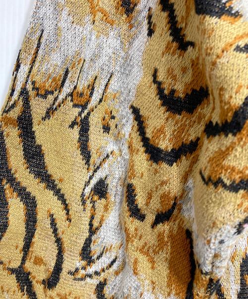 WACKO MARIA（ワコマリア）WACKO MARIA (ワコマリア) TIM LEHI (ティム リーハイ) ティムリーハイジャガードニット / Timley High Jacquard Knit イエロー サイズ:Mの古着・服飾アイテム