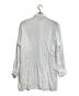 Yohji Yamamoto pour homme (ヨウジヤマモト プールオム) セルロースランダムタックロングシャツ/ Cellulose Random Tuck Long Shirt ホワイト サイズ:3：18000円