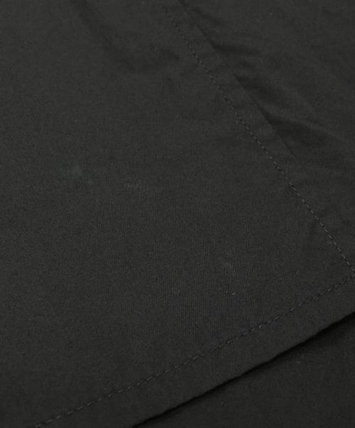 Y's（ワイズ）Y's (ワイズ) バックロゴスタンドカラーロングシャツ/Back logo stand collar long shirt ブラック サイズ:2の古着・服飾アイテム
