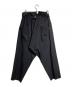 GROUND Y (グラウンドワイ) テンセルグルカワイドスラックス / Tencel Gurkha Wide Slacks ブラック サイズ:3：18000円