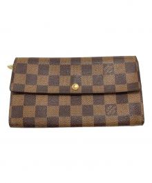 LOUIS VUITTON（ルイ ヴィトン）の古着「ポシェット ポルト・モネ クレディ/Pochette Portemonnaie Credit」｜ブラウン