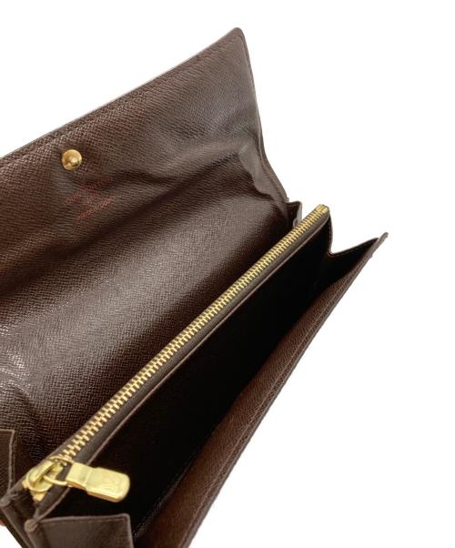 LOUIS VUITTON（ルイ ヴィトン）LOUIS VUITTON (ルイ ヴィトン) ポシェット ポルト・モネ クレディ/Pochette Portemonnaie Credit ブラウンの古着・服飾アイテム