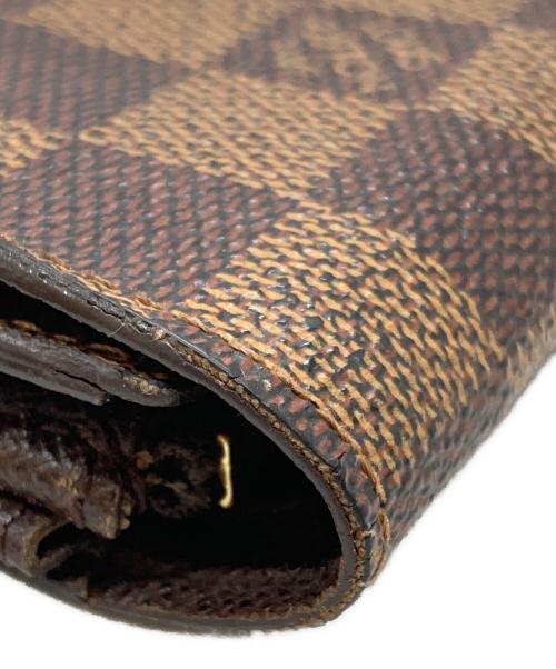 LOUIS VUITTON（ルイ ヴィトン）LOUIS VUITTON (ルイ ヴィトン) ポシェット ポルト・モネ クレディ/Pochette Portemonnaie Credit ブラウンの古着・服飾アイテム
