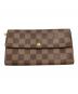 LOUIS VUITTON（ルイ ヴィトン）の古着「ポシェット ポルト・モネ クレディ/Pochette Portemonnaie Credit」｜ブラウン