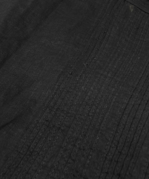 Curensology（カレンソロジー）Curensology (カレンソロジー) オーガンギャザーブラウス/Organza Gathered Blouse ブラック サイズ:Fの古着・服飾アイテム