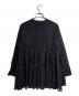 Curensology (カレンソロジー) オーガンギャザーブラウス/Organza Gathered Blouse ブラック サイズ:F：16000円