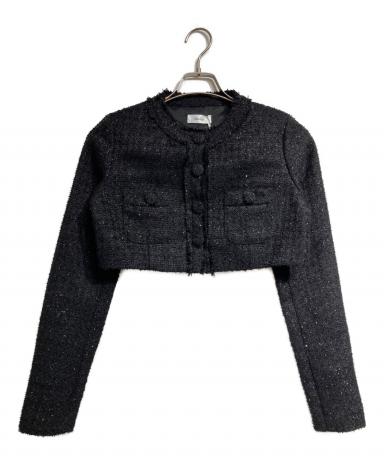 【タグ付き】Darich ダーリッチ リュクスツイードショートジャケット 中古・古着通販】darich (ダーリッチ) リュクスツイードショート
