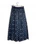 DRAWER (ドゥロワー) コットン×シルクエンブロイダリースカート/Cotton x Silk Embroidered Skirt ネイビー サイズ:40：15000円