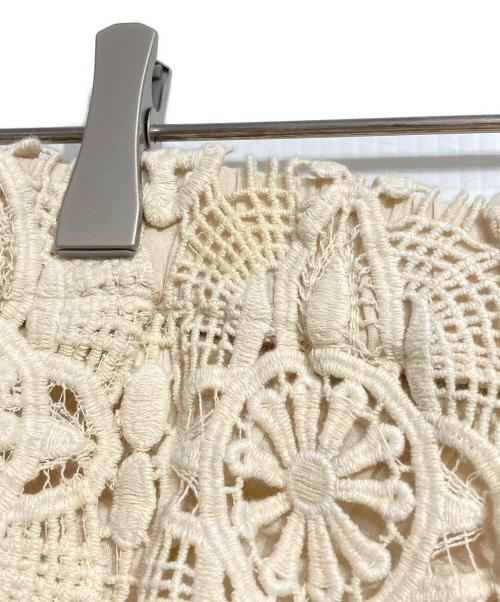 journal standard luxe（ジャーナルスタンダード ラックス）journal standard luxe (ジャーナルスタンダード ラックス) レースMIXスカート/Lace Mix Skirt ベージュ サイズ:－の古着・服飾アイテム