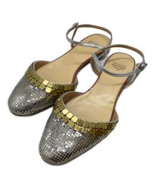 FRANCESCO RUSSO（フランチェスコ ルッソ）の古着「スパンコールサンダル/Sequin sandals」｜グレー