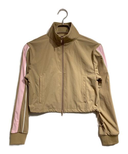 TW（トゥ）TW (トゥ) Nylon Line Jacket/ナイロンラインジャケット ベージュ サイズ:Fの古着・服飾アイテム