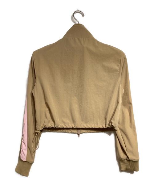 TW（トゥ）TW (トゥ) Nylon Line Jacket/ナイロンラインジャケット ベージュ サイズ:Fの古着・服飾アイテム