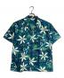 Star OF HOLLYWOOD（スターオブハリウッド）の古着「アロハシャツ/TYPEWRITER COTTON OPEN SHIRT “BLUE HAWAII”」｜ネイビー