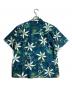 Star OF HOLLYWOOD (スターオブハリウッド) アロハシャツ/TYPEWRITER COTTON OPEN SHIRT “BLUE HAWAII” ネイビー サイズ:L：14000円