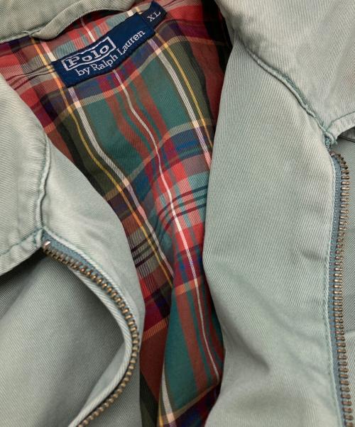 POLO RALPH LAUREN（ポロ・ラルフローレン）POLO RALPH LAUREN (ポロ・ラルフローレン) 裏地チェックスウィングトップ/Check-Lined Swing Top Jacket グリーン サイズ:XLの古着・服飾アイテム