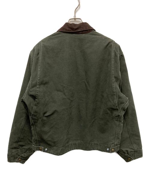 CarHartt（カーハート）CarHartt (カーハート) 企業ロゴ刺繍デトロイトジャケット モスグリーン サイズ:SIZE L-REGULARの古着・服飾アイテム