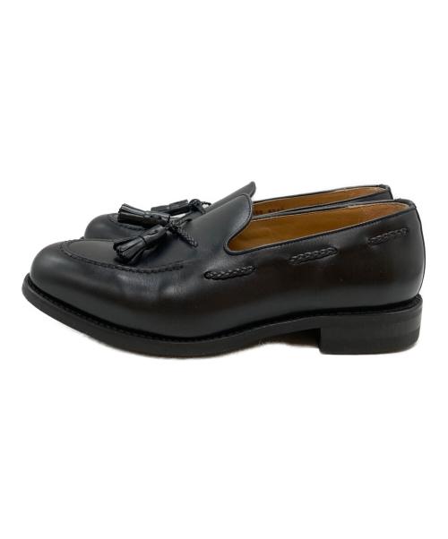 berwick（バーウィック）berwick (バーウィック) タッセルローファー/Tassel loafers ブラック サイズ:7-1/2の古着・服飾アイテム
