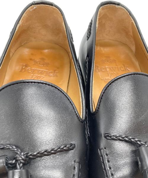 berwick（バーウィック）berwick (バーウィック) タッセルローファー/Tassel loafers ブラック サイズ:7-1/2の古着・服飾アイテム