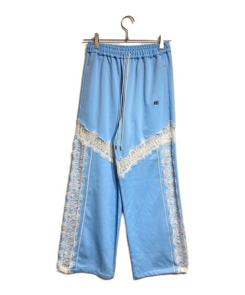 MAISON SPECIAL（メゾンスペシャル）MAISON SPECIAL (メゾンスペシャル) Lace Docking Jersey Pants/レースドッキングジャージパンツ ブルー サイズ:36の古着・服飾アイテム
