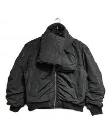 PRANK PROJECT（プランクプロジェクト）の古着「Muffler Volume Blouson/マフラーボリュームブルゾン」｜ブラック