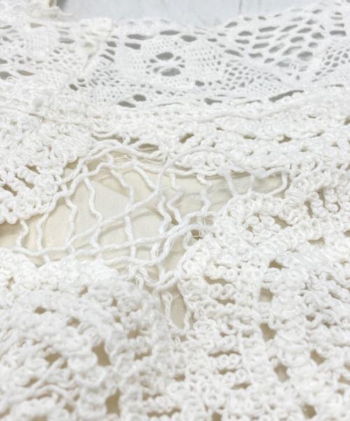 PRANK PROJECT（プランクプロジェクト）PRANK PROJECT (プランクプロジェクト) Lace Trimming Dress/レーストリミングドレス ホワイト サイズ:FREEの古着・服飾アイテム