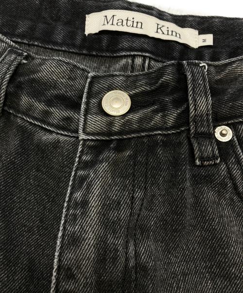 Matin Kim（マーティン・キム）Matin Kim (マーティン・キム) Distressed baggy jeans/ダメージ加工バギージーンズ ブラック サイズ:Mの古着・服飾アイテム