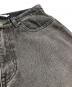 中古・古着 Matin Kim (マーティン・キム) Distressed baggy jeans/ダメージ加工バギージーンズ ブラック サイズ:M：12000円