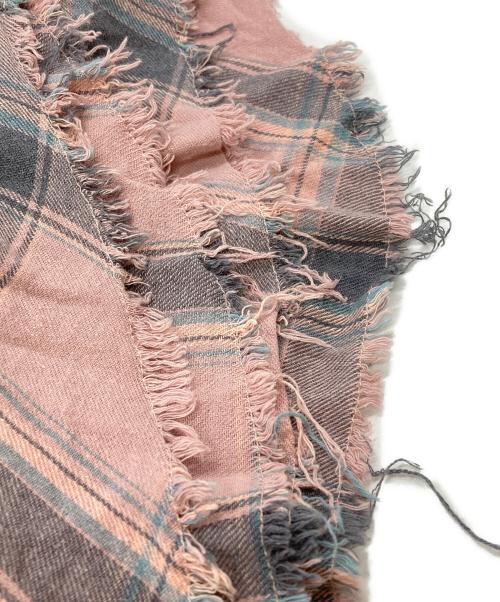PRANK PROJECT（プランクプロジェクト）PRANK PROJECT (プランクプロジェクト) Hooded Check Shirt/フーデッドチェックシャツ ピンク サイズ:FREEの古着・服飾アイテム