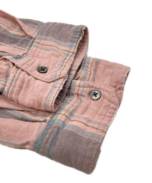 PRANK PROJECT（プランクプロジェクト）PRANK PROJECT (プランクプロジェクト) Hooded Check Shirt/フーデッドチェックシャツ ピンク サイズ:FREEの古着・服飾アイテム