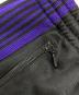中古・古着 Needles (ニードルズ) FREAK'S STORE (フリークスストア) 別注Narrow Track Pant Poly Smooth/ナロートラックパンツポリスムース ブラック サイズ:S：12000円