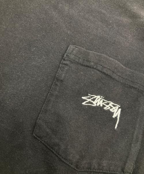 stussy（ステューシー）stussy (ステューシー) ポケット長袖Tシャツ ブラック サイズ:Lの古着・服飾アイテム