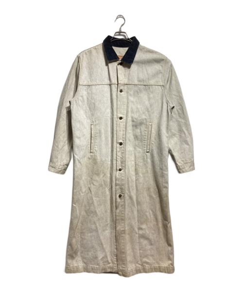 LEVI'S（リーバイス）LEVI'S (リーバイス) USA製デニムロングコート/Long denim coat グレー サイズ:Lの古着・服飾アイテム