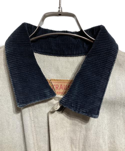 LEVI'S（リーバイス）LEVI'S (リーバイス) USA製デニムロングコート/Long denim coat グレー サイズ:Lの古着・服飾アイテム