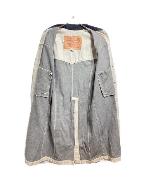 LEVI'S（リーバイス）LEVI'S (リーバイス) USA製デニムロングコート/Long denim coat グレー サイズ:Lの古着・服飾アイテム