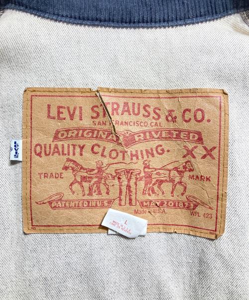 LEVI'S（リーバイス）LEVI'S (リーバイス) USA製デニムロングコート/Long denim coat グレー サイズ:Lの古着・服飾アイテム