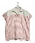 45R（フォーティファイブ・アール）の古着「リネンバスクのセイルプルドレス/Short-sleeved one-piece」｜ベージュ×ピンク