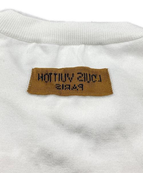 LOUIS VUITTON（ルイ ヴィトン）LOUIS VUITTON (ルイ ヴィトン) コットンS/Sクルーネックニット/Crew neck knit ホワイト サイズ:XXLの古着・服飾アイテム