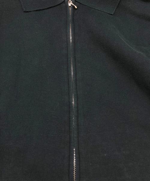 agnes b homme（アニエスベーオム）agnes b homme (アニエスベーオム) ニットショートブルゾン / Knit Short Blouson ブラック サイズ:1の古着・服飾アイテム